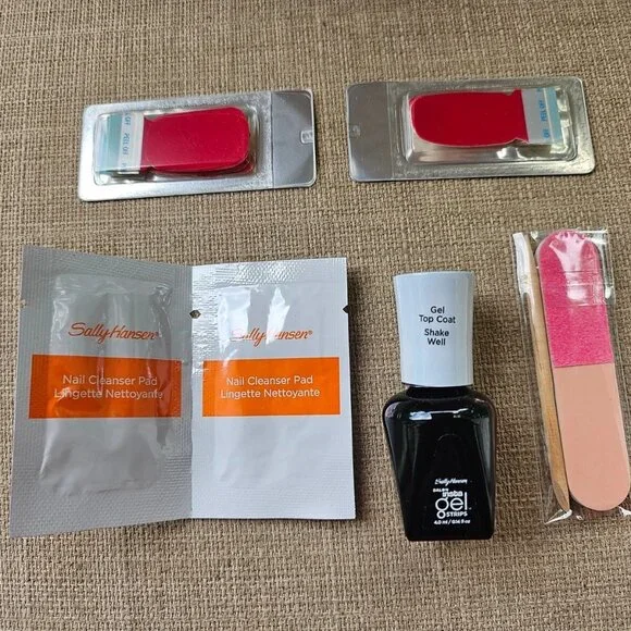 Sally Hansen Salon Insta Gel Strips Mirror Shine Chip Resistant 2 easy step NWT - Picture 4 of 8